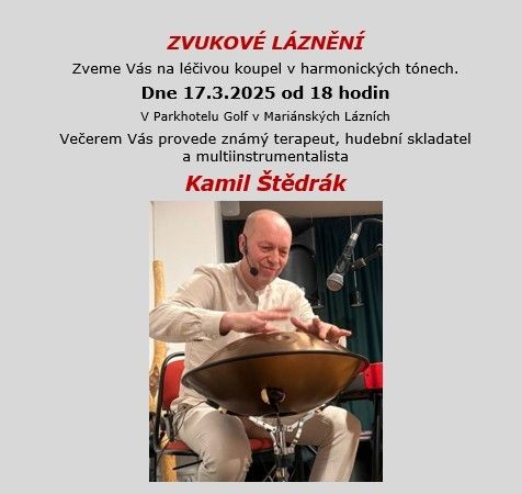 Zvukové láznění - léčivá koupel v harmonických tónech